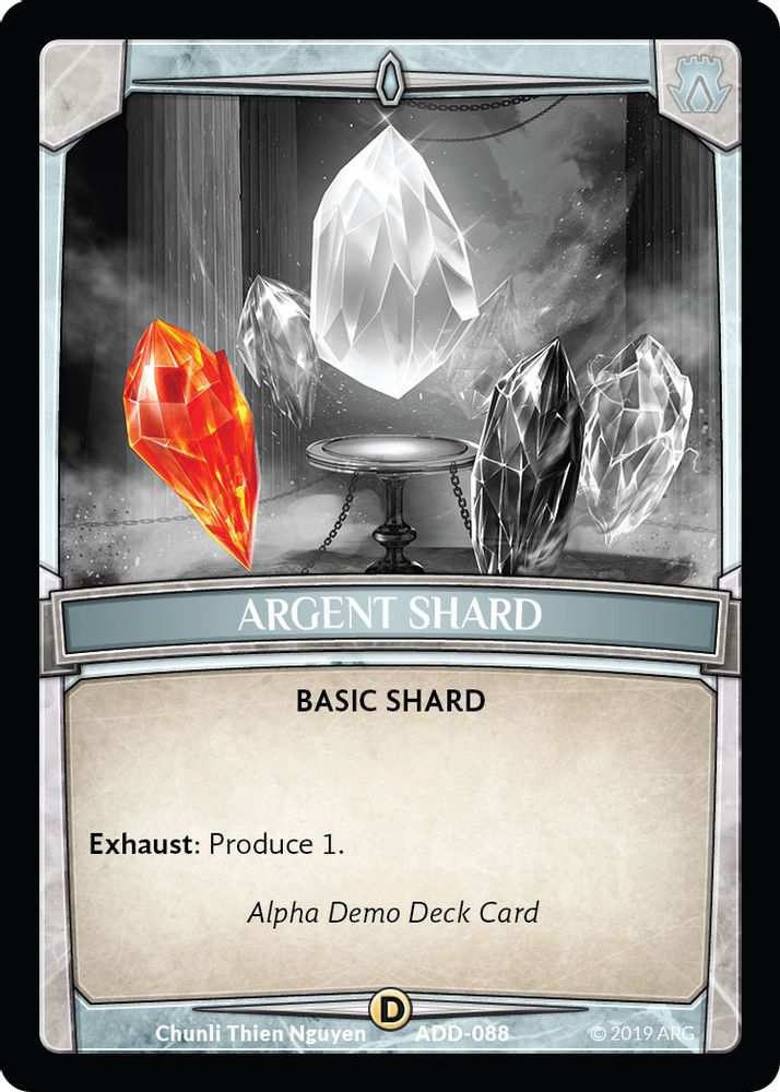 Argent Shard (Fire), Standard, front
