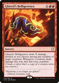Ghired's Belligerence, Commander 2019