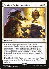 Sevinne's Reclamation, Commander 2019