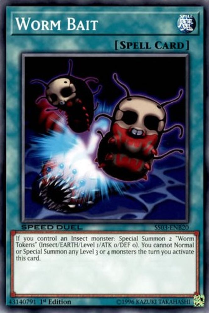 Worm Bait, 1st-edition, front