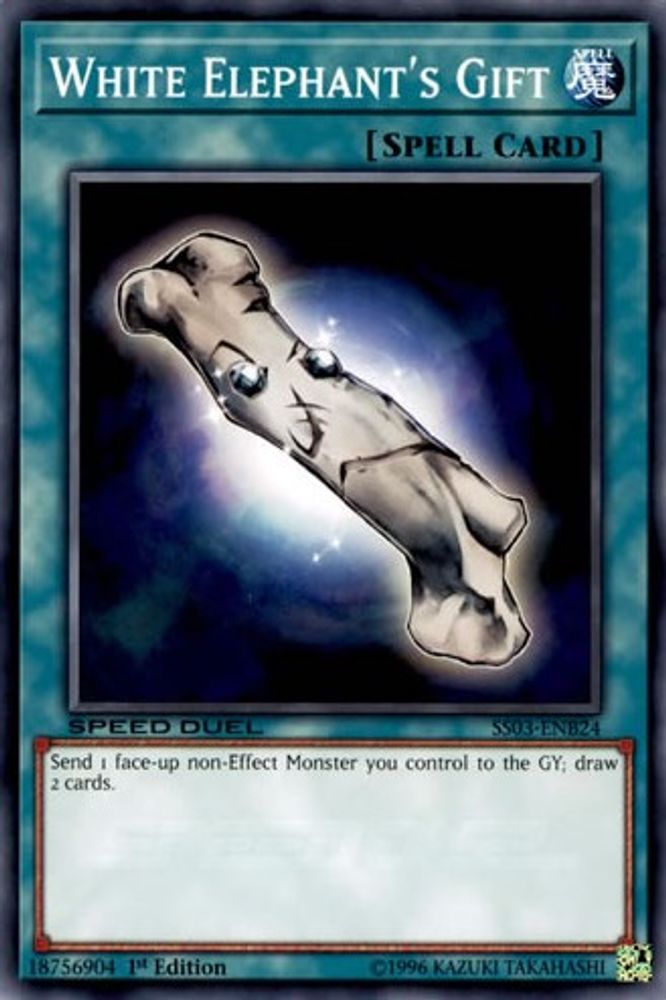 White Elephant's Gift (B), 1st-edition, front