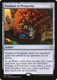 Pendant of Prosperity, Commander 2019