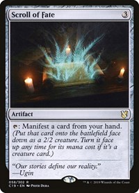 Scroll of Fate, Commander 2019