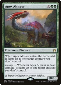 Apex Altisaur, Commander 2019