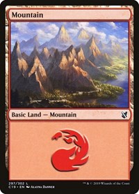 Mountain (297), Commander 2019