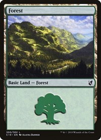 Forest (300), Commander 2019