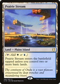 Prairie Stream, Commander 2019
