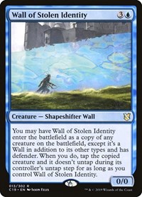 Wall of Stolen Identity, Commander 2019