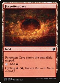 Forgotten Cave, Commander 2019
