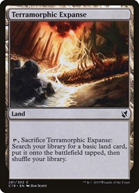 Terramorphic Expanse, Commander 2019