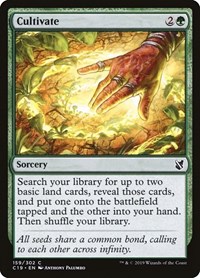 Cultivate, Commander 2019