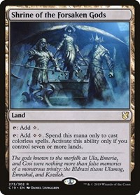 Shrine of the Forsaken Gods, Commander 2019