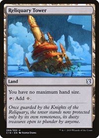 Reliquary Tower, Commander 2019