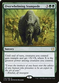 Overwhelming Stampede, Commander 2019
