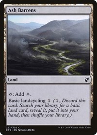 Ash Barrens, Commander 2019