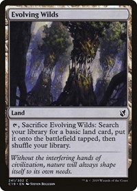 Evolving Wilds, Commander 2019