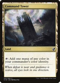 Command Tower, Commander 2019