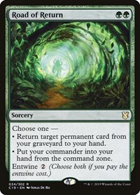 Road of Return, Commander 2019