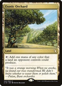 Exotic Orchard, Commander 2019