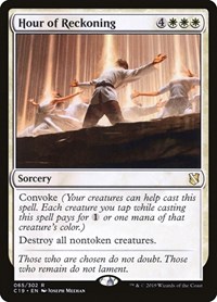 Hour of Reckoning, Commander 2019