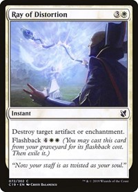 Ray of Distortion, Commander 2019