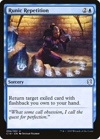 Runic Repetition, Commander 2019