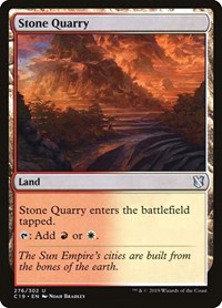 Stone Quarry, Commander 2019