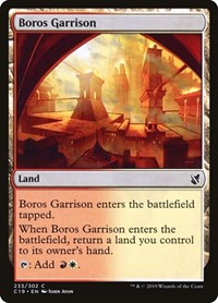Boros Garrison, Commander 2019