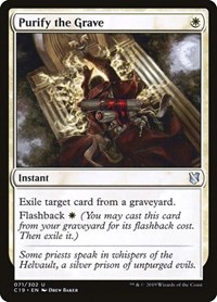 Purify the Grave, Commander 2019
