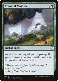 Colossal Majesty, Commander 2019