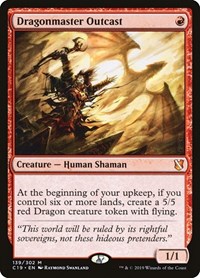 Dragonmaster Outcast, Commander 2019