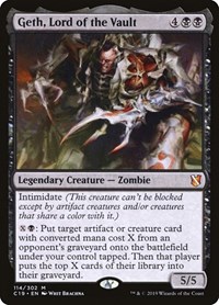 Geth, Lord of the Vault, Commander 2019