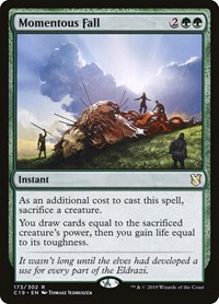 Momentous Fall, Commander 2019