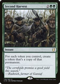 Second Harvest, Commander 2019