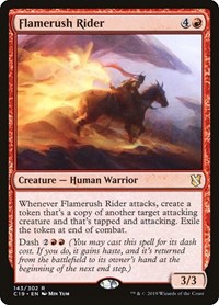 Flamerush Rider, Commander 2019