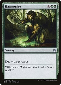 Harmonize, Commander 2019