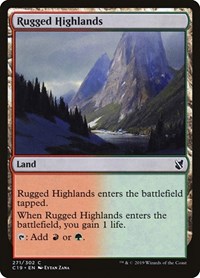 Rugged Highlands, Commander 2019