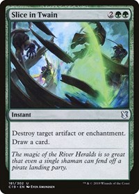 Slice in Twain, Commander 2019