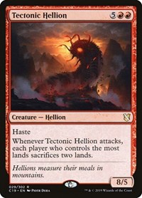 Tectonic Hellion, Commander 2019