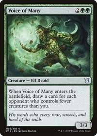 Voice of Many, Commander 2019