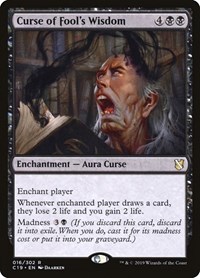 Curse of Fool's Wisdom, Commander 2019