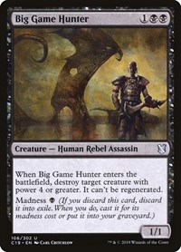 Big Game Hunter, Commander 2019