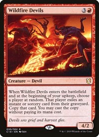 Wildfire Devils, Commander 2019