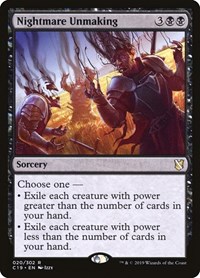 Nightmare Unmaking, Commander 2019