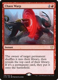 Chaos Warp, Commander 2019
