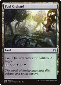 Foul Orchard, Commander 2019