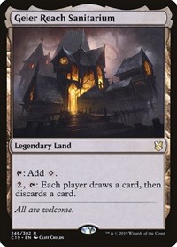 Geier Reach Sanitarium, Commander 2019
