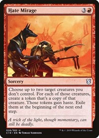 Hate Mirage, Commander 2019