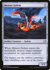 Meteor Golem, Commander 2019