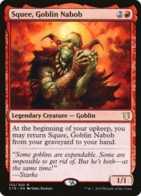 Squee, Goblin Nabob, Commander 2019